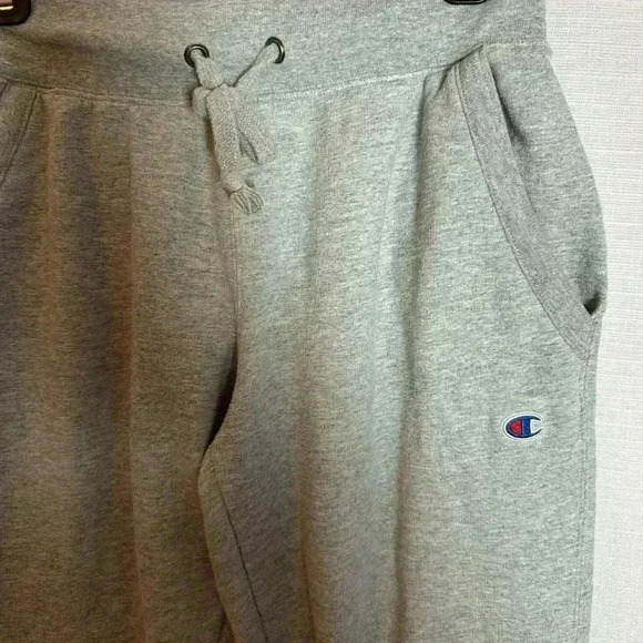 Champion women's gray sweatpants with pockets, size S - Picture 2 of 5